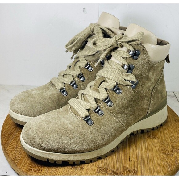 Bionica Shoes - Bionica Dalton Lace Up Tan Leather Hiking Boots Women"s Size 10M